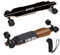 RCARTOYRTR Longboard Erwachsene und Jugendliche 2.4G RC Elektro-Skateboard Dual 450W Hub Motors 15-20KM, PU-Räder, 7-Lagen-Deck, 100KG Long Board - Schwarz D3L