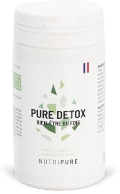 Nutripure - Pure Detox Foie - Chardon-Marie & Artichaut - 42 Gélules | Détoxification Hépatique Naturelle - Bien-être du Foie - 4 Extraits Brevetés - Haute Absorption - 21 Jours - Made in France