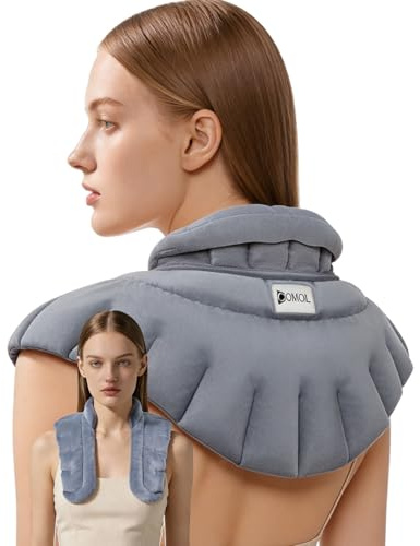 Wheat Bag Microwavable Heat Pad for Neck Shoulders and Back, Moist Heated Neck Wrap, Magic Bag Heat Pad for Hot & Cold Compress