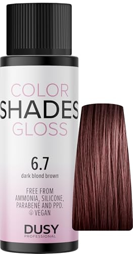 Dusy Color Shades 6.7 dunkelblond braun 60ml | erfrischt die bestehende Haarfarbe | ammoniakfreie Gel-Cremetönung