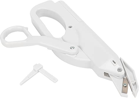 Akozon Batteriebetriebene Elektrische Schere – Kabellose Mini-Stoff- und Papierschneideschere Zum Nähen und Basteln – Ergonomisches und Sicheres Design mit Begrenzer