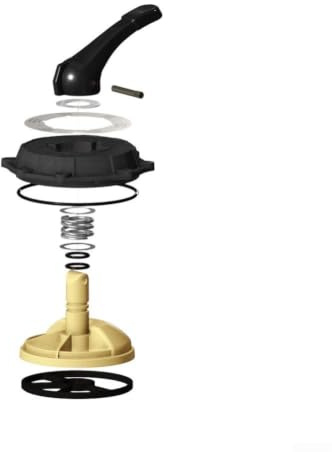 Gruppo maniglia valvola di controllo compatibile con Intex 26645eg Sx2100 per pompa filtro a sabbia trasparente Krystal per una facile riparazione di perdite e maniglie rotte
