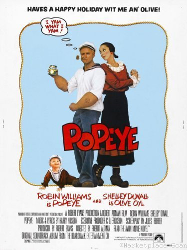 Posters Popeye Film Mini-Poster 28 cm x43cm 11inx17in Robin Williams