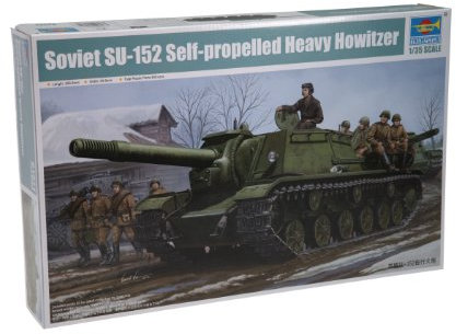 Trumpeter 01571 Modellbausatz Soviet SU-152 Self-propelled Heavy How, Mittel, Verschieden