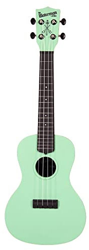 KALA Waterman KA-CWB-GN - Sea Foam Green Concert Ukulele, with Tote Bag