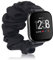 Scrunchie Armband Elastisch Kompatibel mit Fitbit, Damen Mädchen Bedrucktes Stoffgewebe Weiches Muster Armband Ersatz Armband Uhrenarmband für Fitbit Versa/Versa 2 / Versa Lite/SE