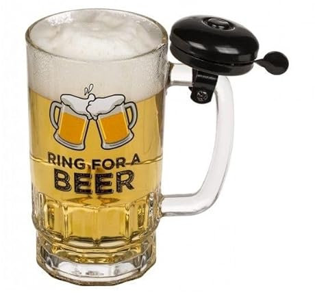 Eurrowebb Beer Tankard with Glass Bell 500 ml