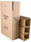 5x Wein Versandkarton 3er DHL/UPS geprüft für 3 Flaschen (Umkarton, Hülse, 1 Deckel)