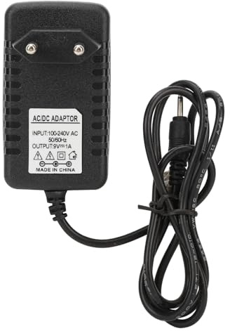 Sonew 9V 1A DC Adapter Ladegerät, 50 60HZ Kompatibles Netzteil für Nagelpolierer EU Stecker 100 240V, Nagelfüll Netzteil für den Täglichen Gebrauch zu Hause und Im Nagelstudio