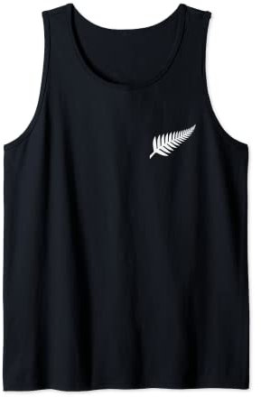 New Zealand Silver Farn NZ Black Proud Kiwi Rugby Geschenk Tank Top
