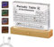 Periodensystem aus Acryl Acryl-Periodensystem-Display mit 83 echten Elementproben & 7 LED-Farben 3-lagiges Acrylmaterial Chemie-Periodensystem Anzeige Geschenk für Schüler, Lehrer, Chemiker