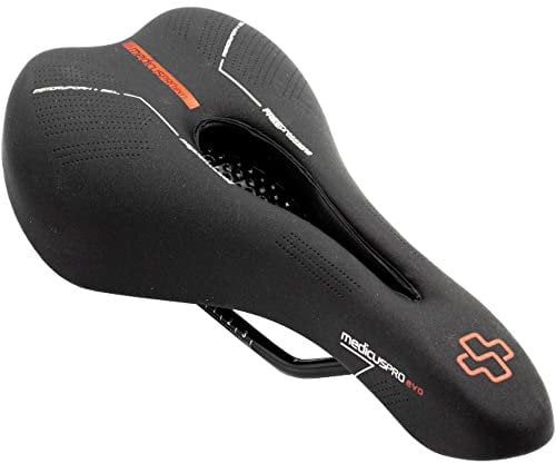 WITTKOP Medicus Pro Evo 7.0 MTB | Gel und Memory-Schaum Polsterung | Sport Sattel |Fahrradsattel | Fahrrad Sattel für Damen und Herren | Bequemer Fahrrad Sattel