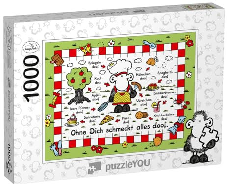 puzzleYOU: Puzzle 1000 Teile „Ohne Dich schmeckt Alles doof“