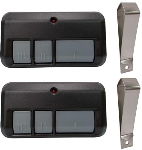 QSDIYRF 3-Channel Remote Replacement for 373LM 973LM 83LM 893LM 893MAX Garage Door Opener Remote Compatible with Chamberlain LiftMaster Craftsman 5 Colors Learn Button Opener, Pack of 2