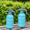 Gartensprüher, 3 l, Handpumpe, Unkrautsprüher, Handdrucksprüher (3L-2 Stück, Blau)