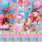 82 Pcs Decoration Anniversaire Patrouil 5 ans, Deco Anniversaire Pat Dog, Kit anniversaire Pat Dog, Vaisselle Anniversaire Pat Dog, Anniversaire Ballon Pat Dog, Nappe Patrouil Anniversaire