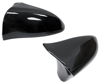 ESPYN Spiegelkappen Für Lexus LS 2013 2014 2015 2016 Flügel Rückspiegel Abdeckung Cap Fall Trim Rückspiegelkappe (Color : Schwarz glänzend)