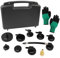 VKALTUL Bremsenentlüftungsgerät Adapter Set,Bremsentlüftung Adapter mit Ersatzadapter und 90°Winkelstückeadapter, Hervorragende Abdichtung für Bremsflüssigkeitswechselgerät die Meisten Fahrzeuge,10tlg