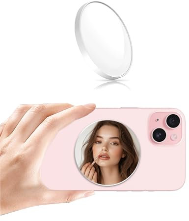 FARWAYVIEW Specchio per selfie magnetico per la fotocamera posteriore, Monitor per Vlog per iPhone, iPhone & tutti i telefoni per selfie (Specchio piatto)