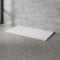 NRG 1600x700mm SMC Rectangle Shower Tray White Slip-Resistance Bathroom Shower Base Easy to Clean