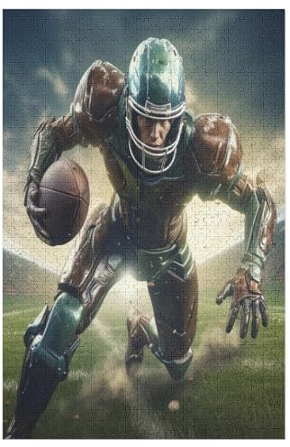 Rugby Sports Wooden Jigsaw Puzzles 1000 Pieces Jigsaw Puzzle Family Activity Jigsaw Puzzles Educational Games for Adults And Kids Age 12 Years Up （78×53cm）