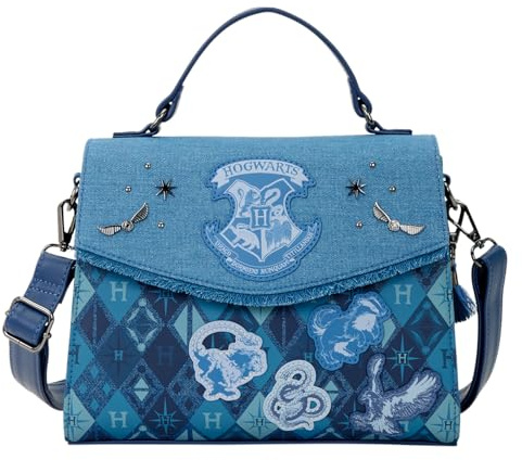 Loungefly Warner Bros Harry Potter Denim Crossbody Bag