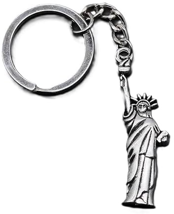4Trails Porte-clés Lady Liberty Statue de la Liberté New York City, Argenté., taille unique