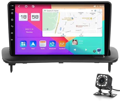 9 Zoll Doppel-din-auto-stereo Für Volvo S40 C30 C30 C70 2004-2013 Wireless Carplay & Android Auto Mit Sprachsteuerung Bluetooth Mirrorlink Car Radio Mit Backup-kamera, Hd-to(Color:M700S:8core 8+256GB)