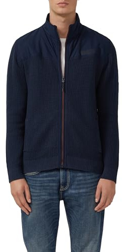 s.Oliver Sportive Strickjacke im Fabricmix mit Kontrastdetail