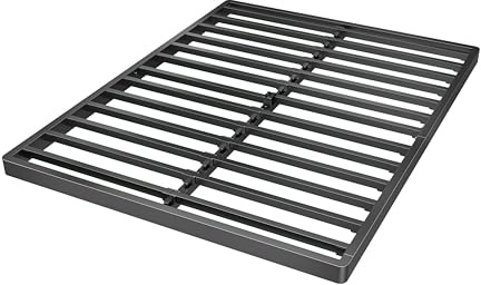 Superay 2 Inch King Box Spring Low Profile Metal Bed Base, Easy Assembly