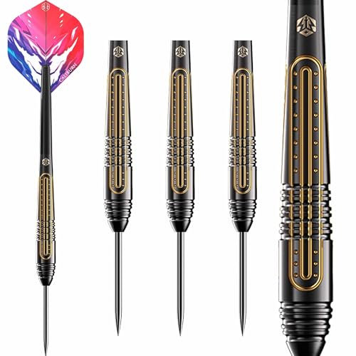 Caliburn Combo-Dartpfeile, Stahlspitze, Messing, C1, 21 g.