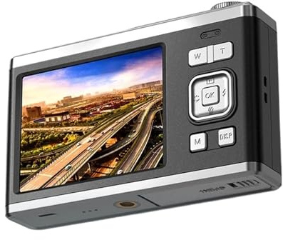 ZGJIAJU Appareil Photo Numérique Caméra Vidéo 60MP 4K 2,88 Pouces 16X Zoom Cadeaux De Mise Au Point Automatique(Black)