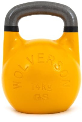 Wolverson GSU Competition Stahl Kettlebell Gelb 14 kg Funktionstraining