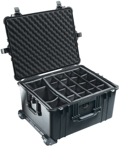 Peli 1624 Case with Padded Dividers - Black
