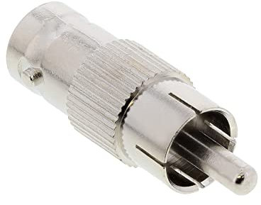 InLine Adaptador de vídeo 99320, 1 conector RCA macho a conector BNC hembra.