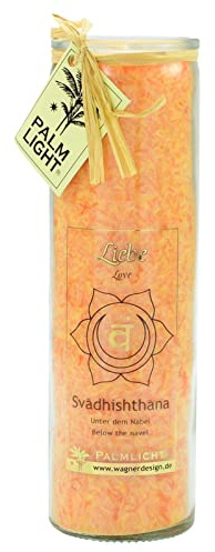 yogabox Chakra Kerze orange