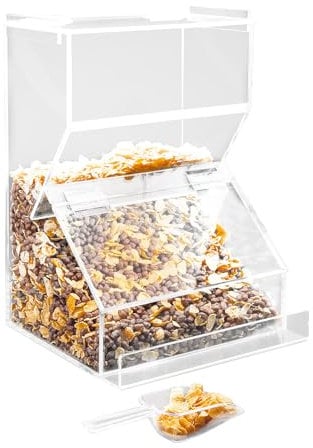 García de Pou 119.23 Dispensador de Cereales, 25.5 x 20.5 x 36 cm, Transparente