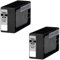 2 XL SCHWARZ Druckerpatronen für Canon Maxify MB2000 Series, MB2050, MB2300 Series, MB2350 | kompatibel zu Canon PGI-1500XL