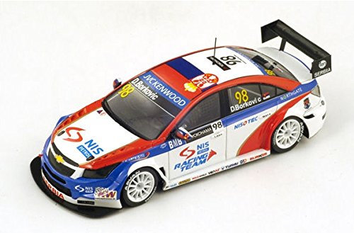 CHEVROLET CRUZE N.77 Hungaring WTCC 2014 R.MUNNICH 1:43 Spark Modell Auto Wettkampfmodell Modell die cast