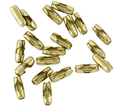 Metall Messing Kugelkette Verschlüsse 8 mm 20 Stück