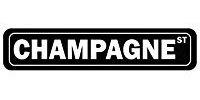 Champagne Street - Drinks - Street Sign [ Decorative Crossing Sign Wall Plaque ]