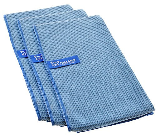 Jemako Trockentücher im 3er Set Gross 45 x 80 cm (Blau)