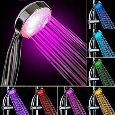 Doccia LED LUMINOSA a LED 3 colori LED Shower DOCCETTA SOFFIONE