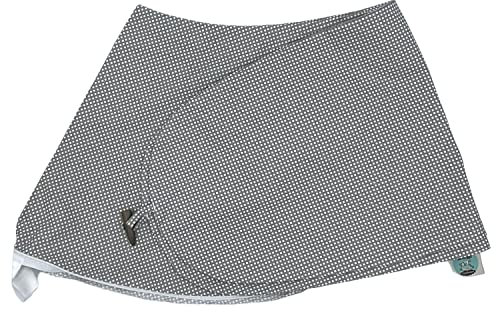 sei Design Stillkissenbezug 100% Baumwolle passend für Stillkissen XXL, Bezug für Schwangerschaftskissen, Seitenschläferkissen 190 x 30 cm, mit Reißverschluss, waschbar und Schadstoffgeprüft