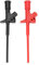 Jadeshay Testsonde Flexibler Testspannungsisolierter schneller professioneller Testhakenclip P-5004 2St Multimeter Cable Prüfhaken Clip