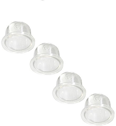 Wai Danie Lot de 4 Pompes à Carburant compatibles avec STIHL FS130 FS310 FS38 FS40 FS45 FS46 FS50 FS55 Compatible avec Zama 0057003 0057004 Tronçonneuse Souffleuse Trimmer
