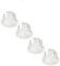 Wai Danie Lot de 4 Pompes à Carburant compatibles avec STIHL FS130 FS310 FS38 FS40 FS45 FS46 FS50 FS55 Compatible avec Zama 0057003 0057004 Tronçonneuse Souffleuse Trimmer
