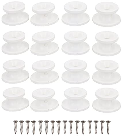 AB Tools OEM White Boat Cover Sprayhood Button Tie Down Hook Stainless Screws