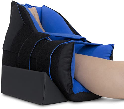 NYOrtho ZERO-G Heel Cloud with Wedge – Universal Fit Suspension Boot for Pressure Sores – Offloading Heel Protector with Foot Drop Prevention, Cooling Lining, Water-Resistant Cushion – Made in USA