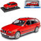 Model Car Group B*M*W 3er E36 Touring Kombi Mittel Rot 1990-2000 1/18 Modell Auto